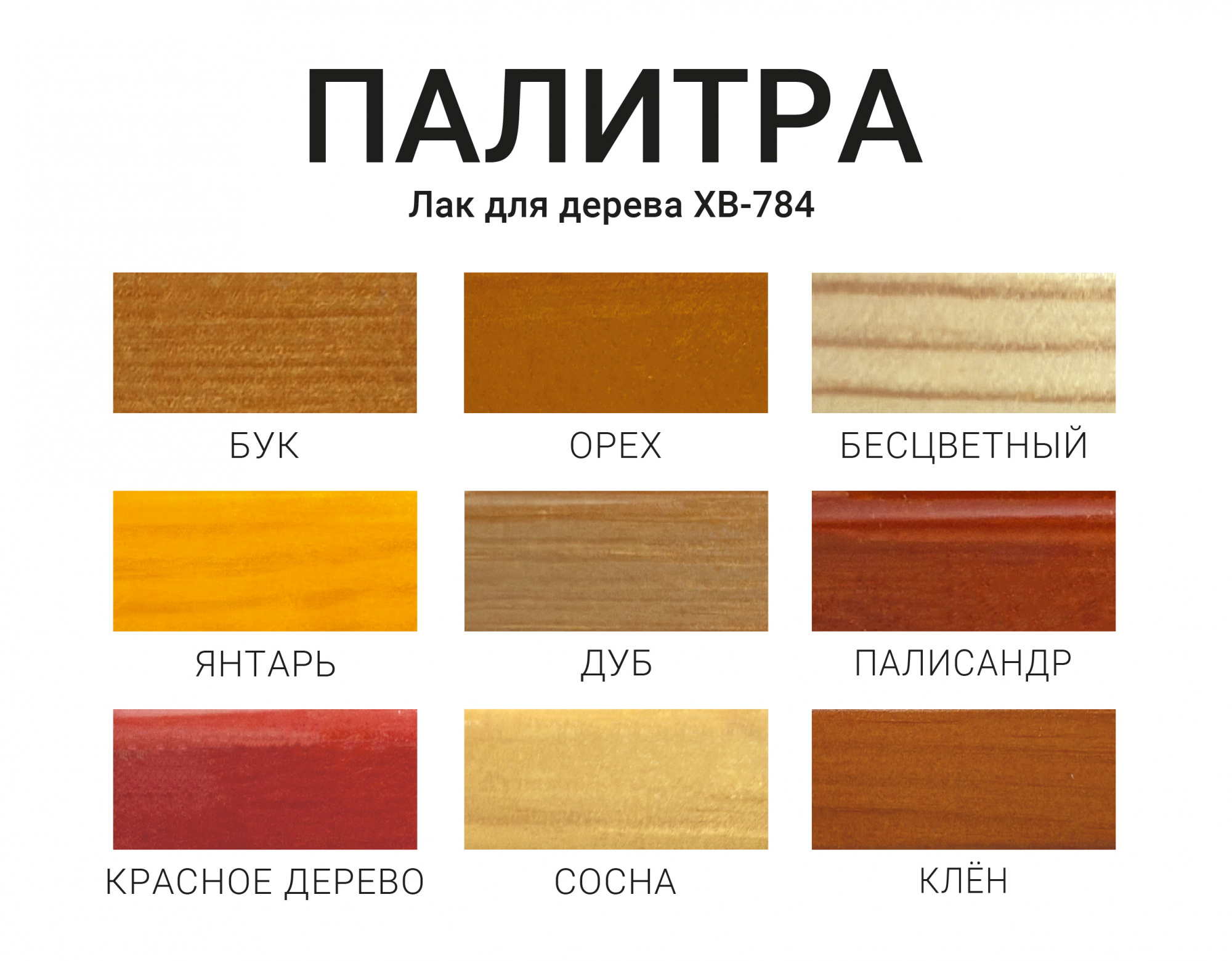 Лак для дерева ХВ-784 МOККЕ