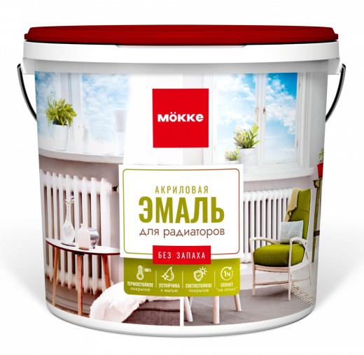 Акриловая эмаль для радиаторов МOККЕ